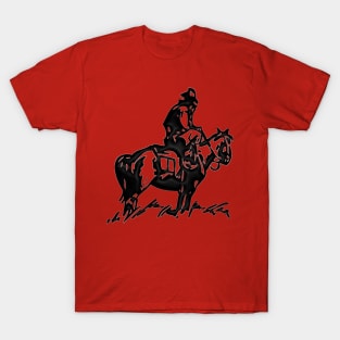 Western Era - Cowboy on Horseback 4 T-Shirt